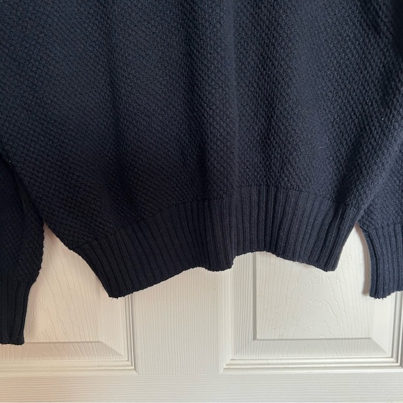 Geoffrey Beene Navy Knit Preppy Sweater Mens XL - Picture 6 of 8